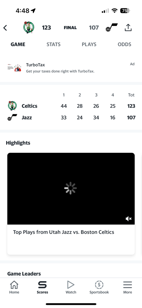The Celtics are back on a winning streak, this time beating the Jazz 123-107!