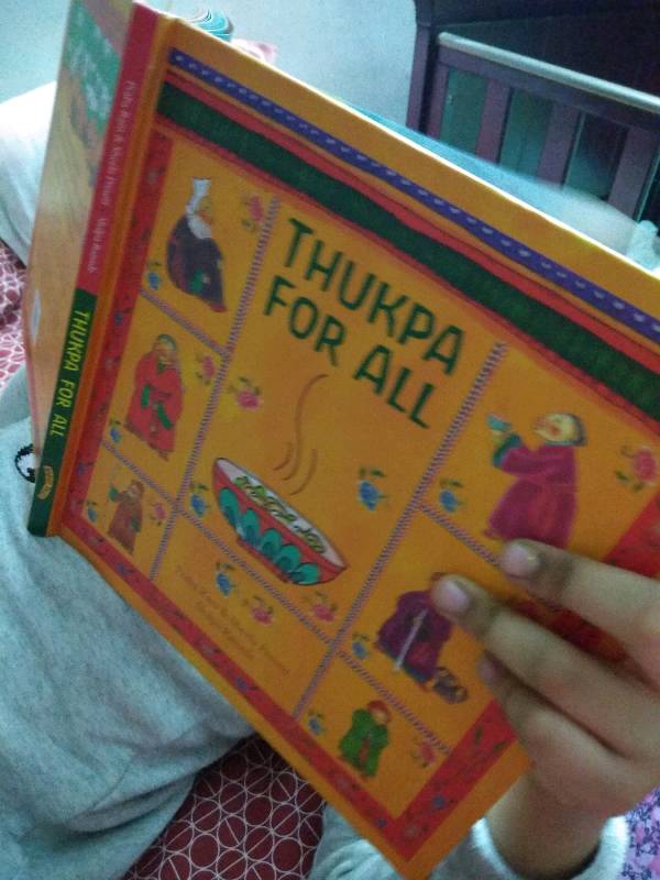 Read Aloud by Aadya 7 yrs old -Thukpa For All @karaditales