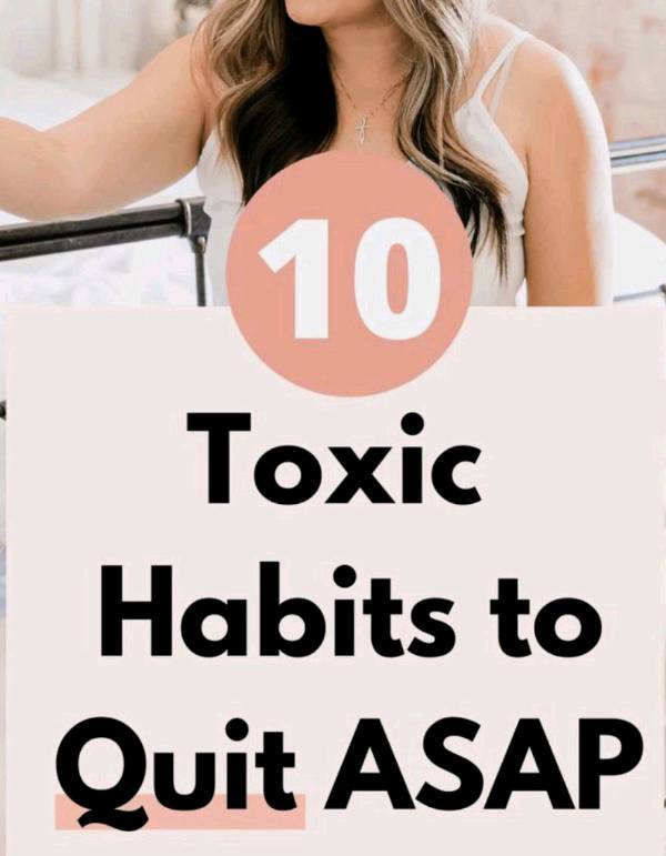 Toxic Habits !! Which you should avoid ASAP!!