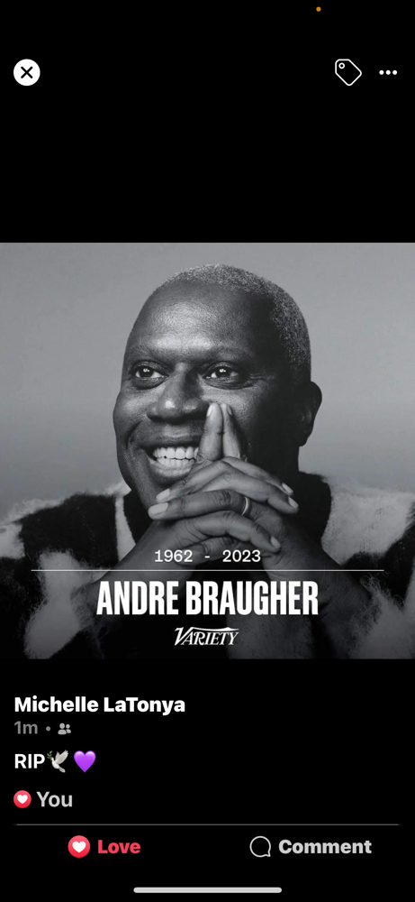 #TellSwell|| Andre Braugher Star of Brooklyn Nine-Nine has passed away at 61 years old! #LadyFi