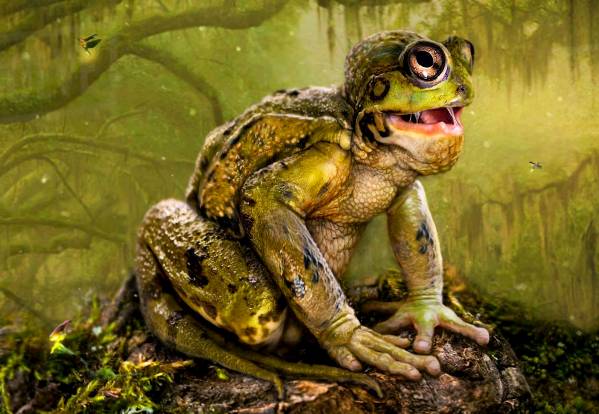 Criptid cast (Loveland frog)