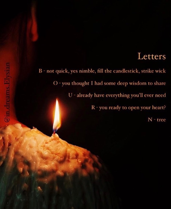 Letters (from an Old Poet)