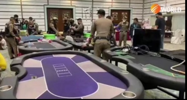 Gambling Bust in Thailand