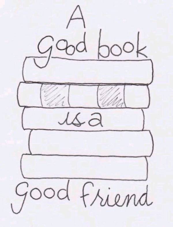 A good book is a good friend ❤
