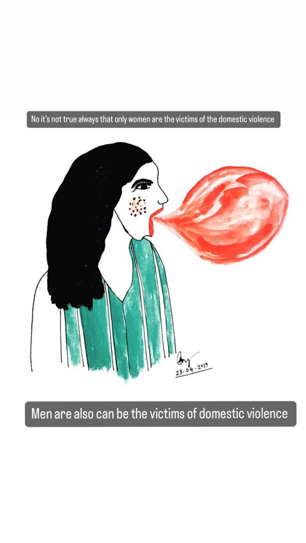 Men are also can be the victims of domestic violence