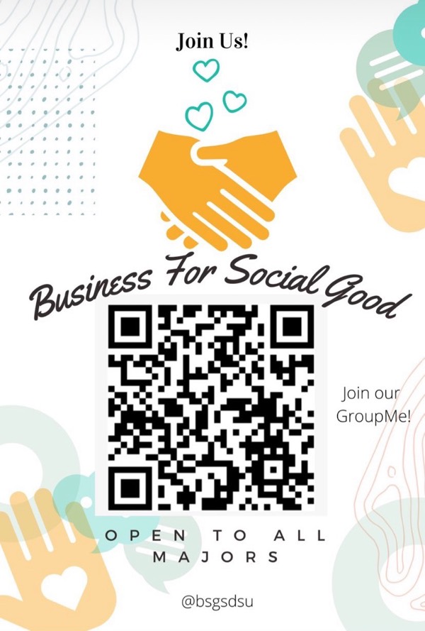 BSG: Bussiness for Social Good ft. Home Start (GroupMe: Qr code of ypur intested in joining!)