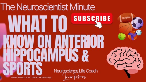 WHAT TO KNOW ON ANTERIOR HIPPOCAMPUS & SPORTS ON THE NEUROSCIENTIST MINUTE ⚡️