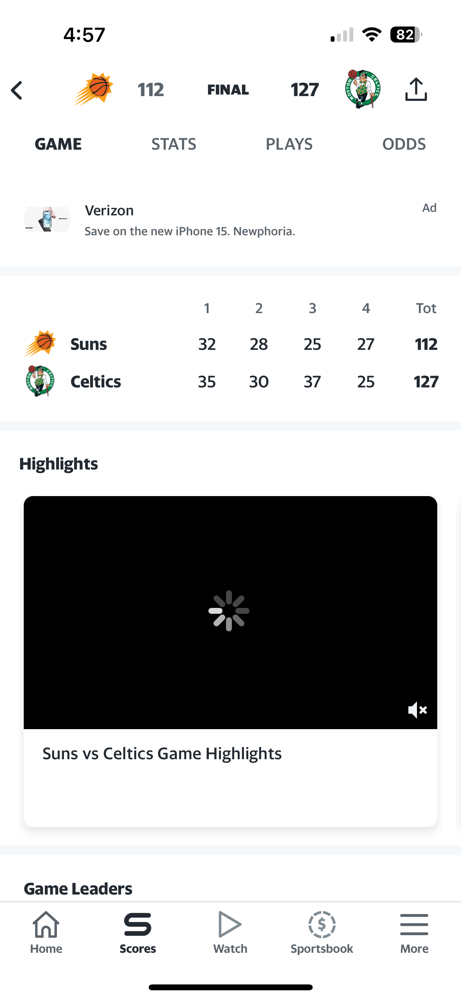 The Celtics pounce on the Suns, winning 127-112!
