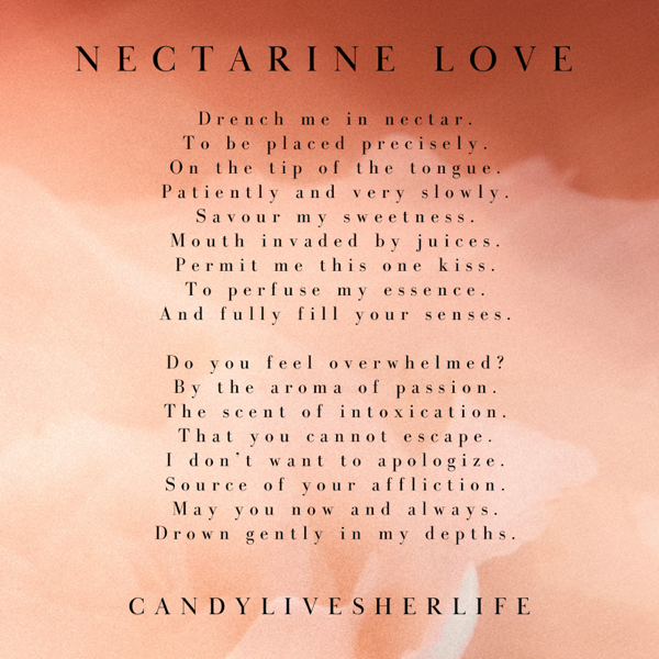 Poem: Nectarine Love