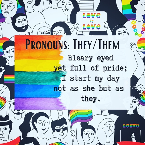 Pronouns: They/Them by blue moon