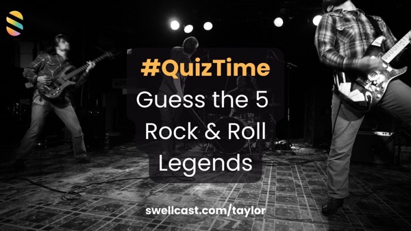 #QuizTime - Can you name all five Rock & Roll legends?