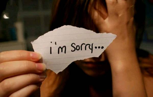 A sorry can fix everything