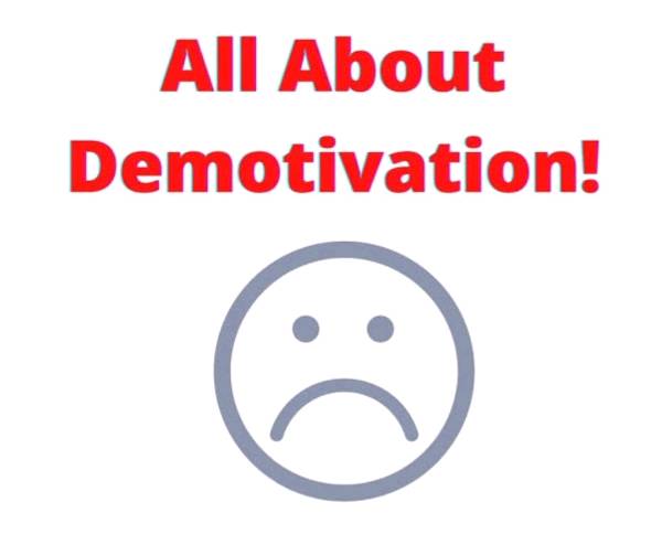 How to overcome demotivation