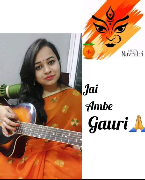 Tried few lines of Durga Maa Aarti 🙏..Jai Ambe Gauri