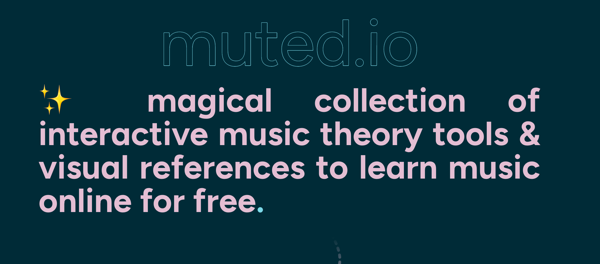 Learning music? Try muted.io !