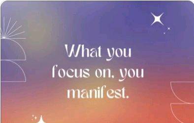 What you focus on GROWS!