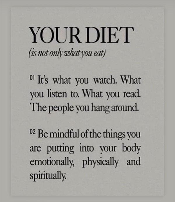 Your Diet - It is not what you think.