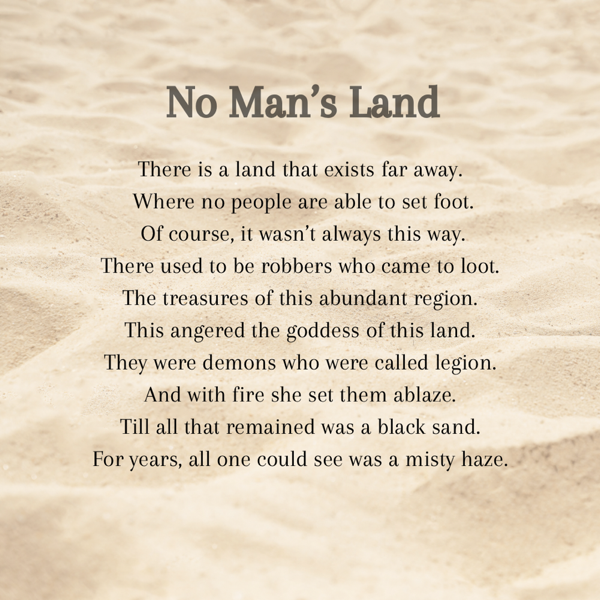 Poem: No Man’s Land