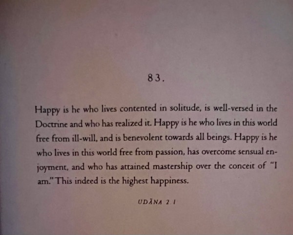 365 Buddha: Day 83 & 84 Meditations | Happy is he who lives contented in solitude & There is a cure in coolness and calm.