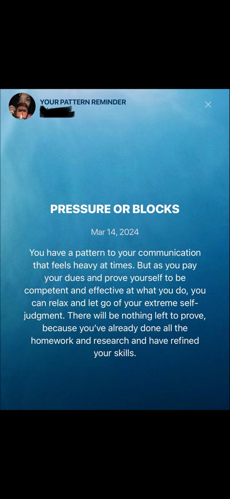 Daily Thoughts & Meditations: Pressure & Blocks | Observe Yourself