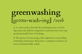 Green washing in popular clothing brands