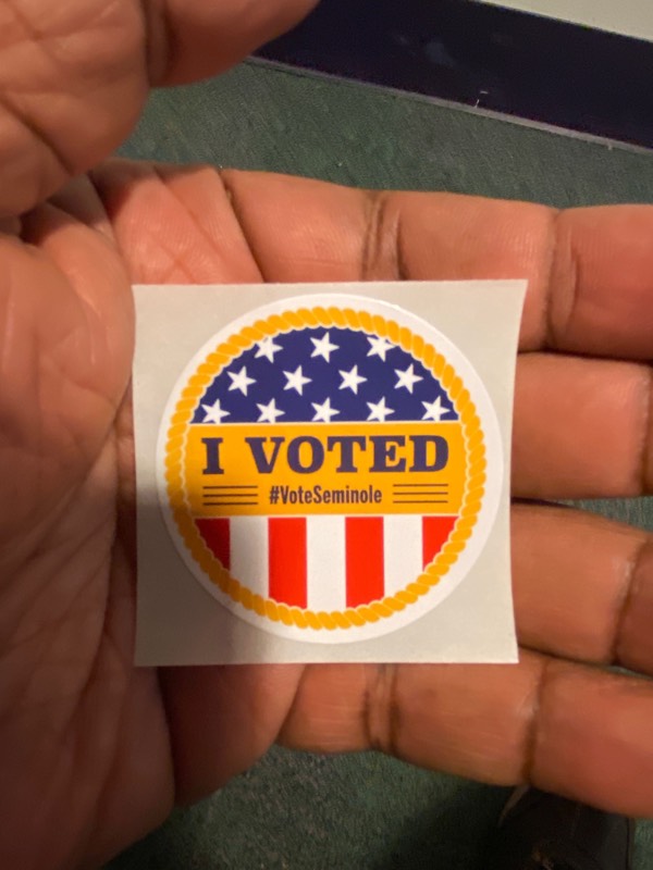 Last Day For Early Voting Here in Florida