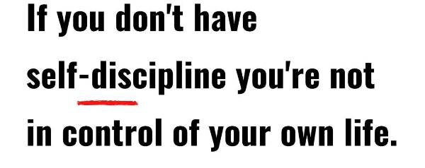 Self - discipline : Important key for success