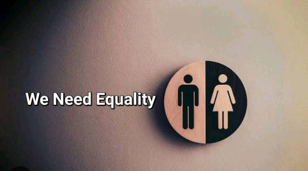 We need equality  Are we equal from every aspect of the thoughts? Or still caged in society deeds