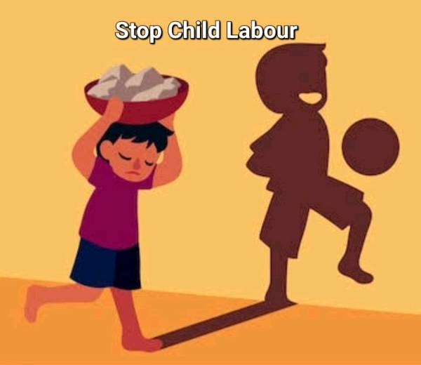 STOP CHILD LABOUR    Filled their dreams with colours and not with fear and tortures
