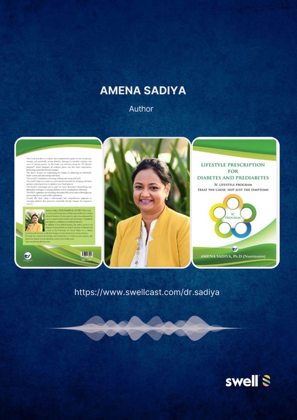 Conversation with Dr. Amena Sadiya; author of Lifestyle Prescription for Diabetes and Prediabetes: 5C Lifestyle Program.