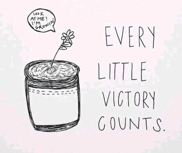 The Little Victories Count