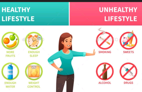 Stress and unhealthy lifestyle