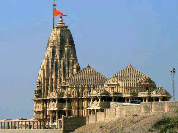 Beautiful Dwarkadhish Hindu Temple