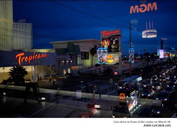 The Tropicana home to the Mafia and the Rat Pack In Las Vegas Closed Forever.
