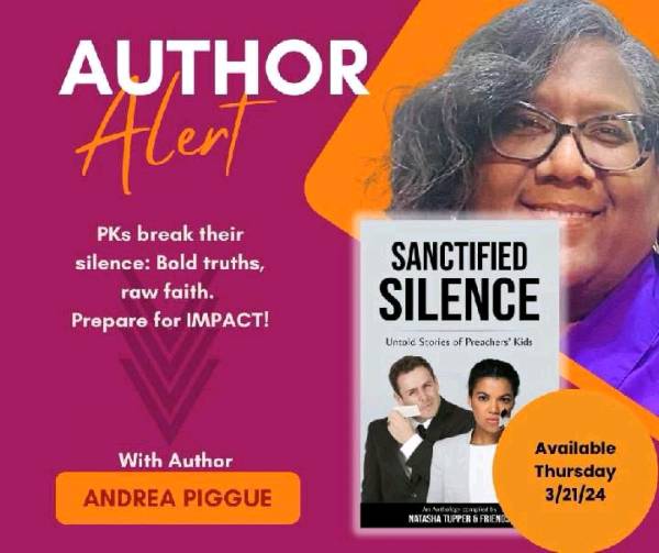 I am the co-author of a book coming out. Sanctified Silence