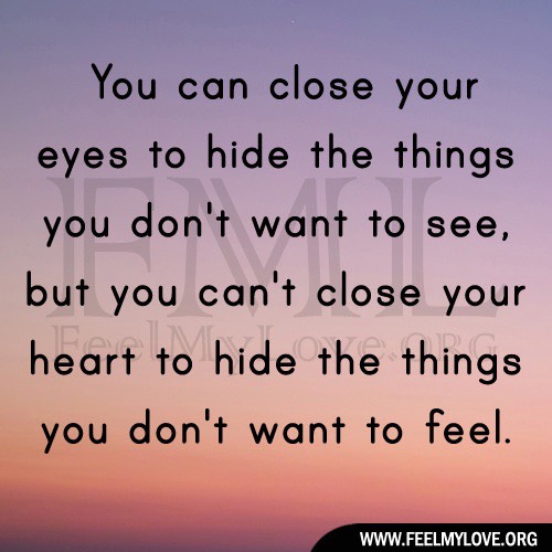 Eyes Can’t Hide What The Heart Feels