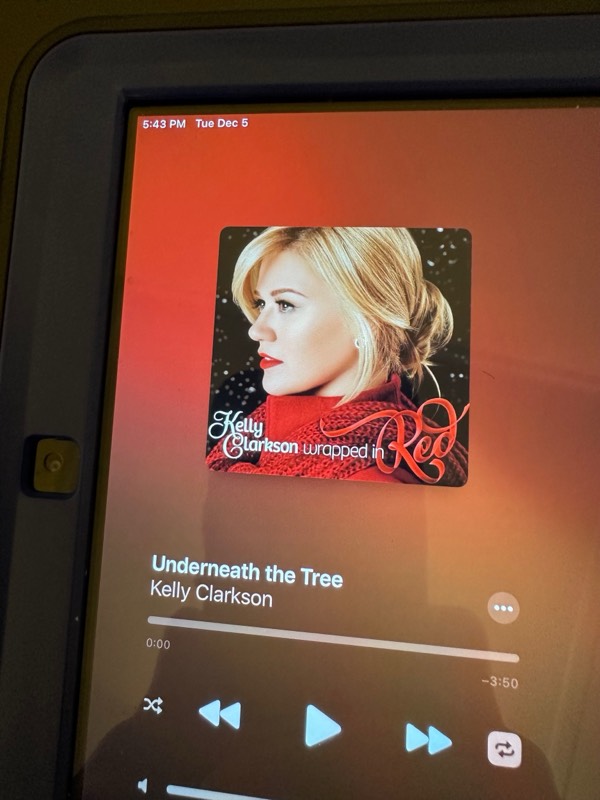 25 Days of Holiday Song Reviews-day 5! Underneath the Tree-Kelly Clarkson!