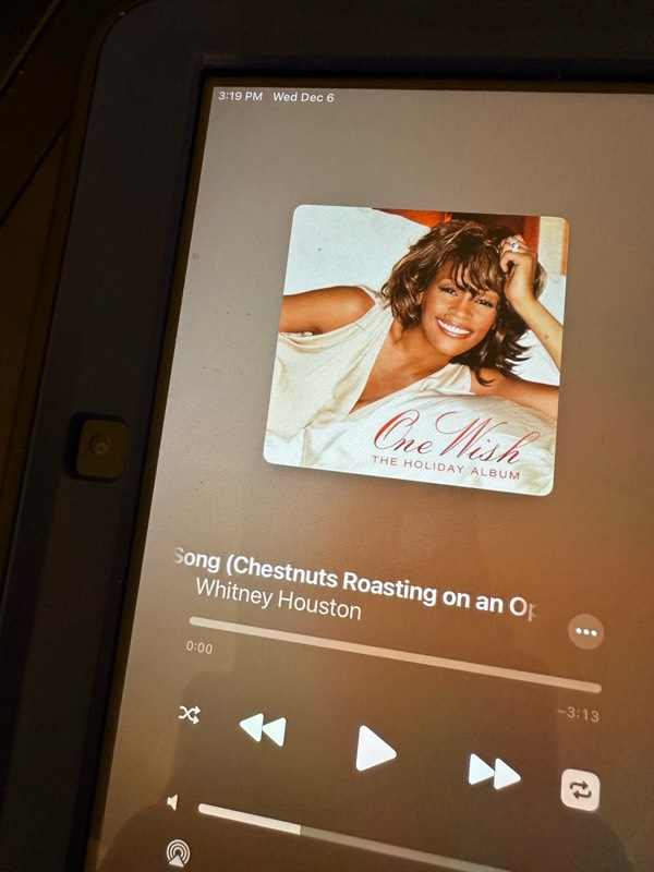 25 Days of Holiday Song Reviews-Day 6! The Christmas Song-Whitney Houston!