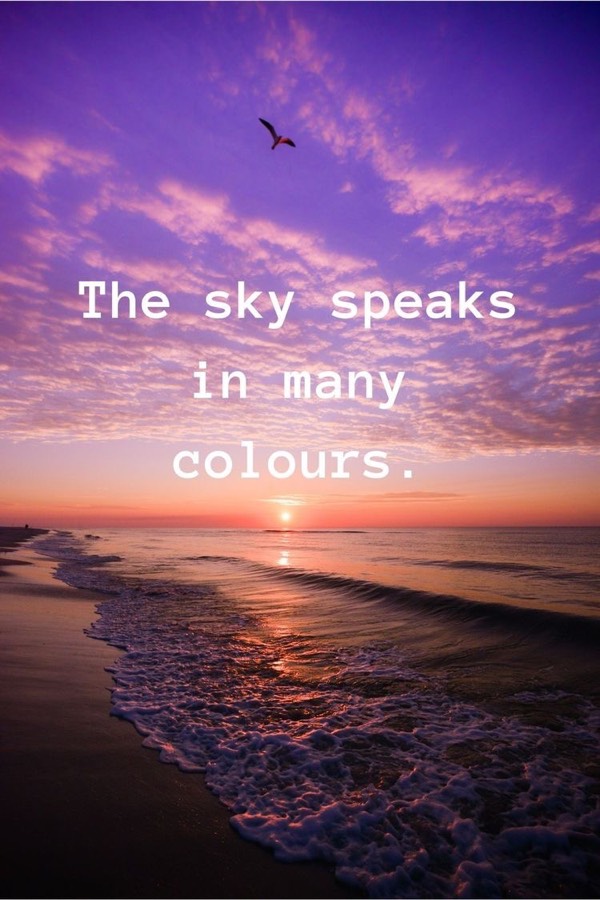 Which one crayon will you choose to colour your sky?