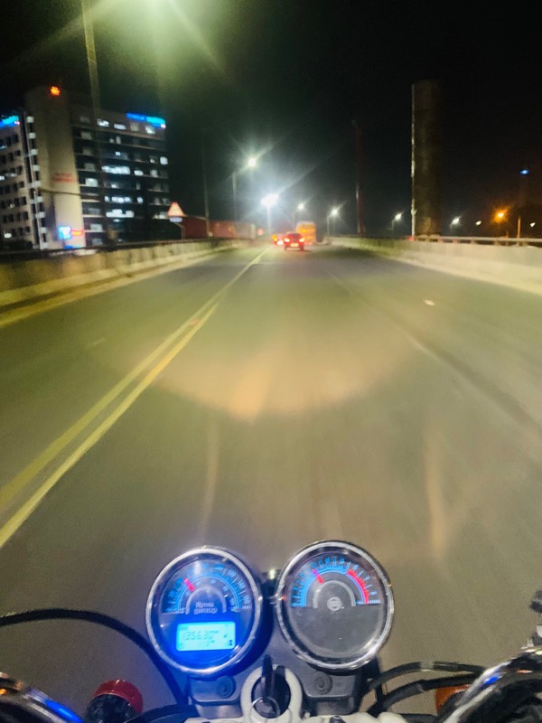 Late night bike ride, wonderful experience😊