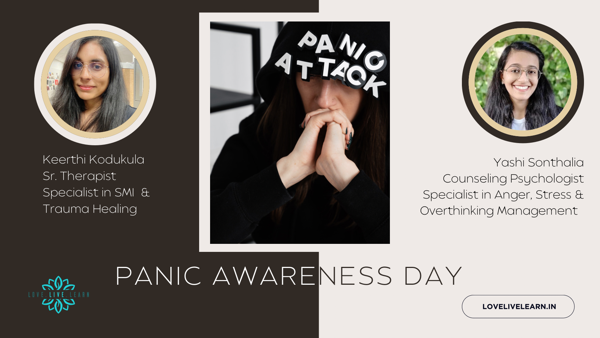 Panic Awareness Day -  In conversation with @keerthi2706 Clinical Therapist and @yashisonthalia Counseling Psychologist