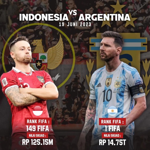Argentina in Indoneisa?! Just wow!
