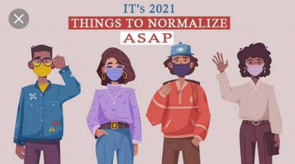 Let's normalise things-Its 2021 after all!!