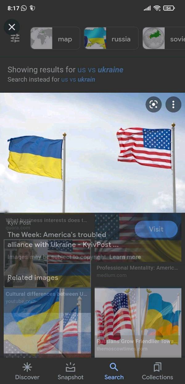 US vs Ukraine