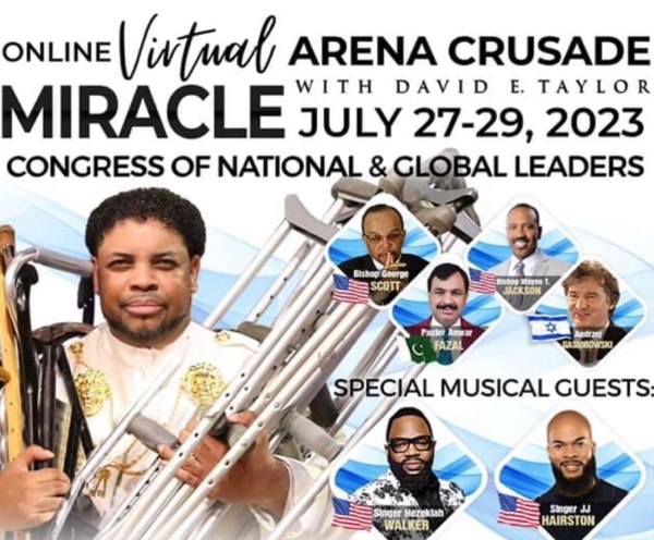 Miracle virtual  crusade Juky27th-29th, 2023
