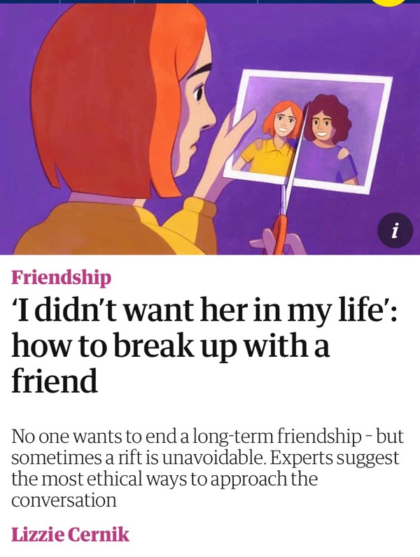 How Do You End A Friendship?