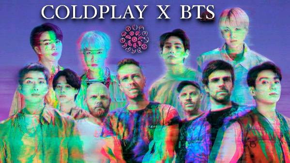 A sneak peek into Coldplay X BTS' new song!  🌌