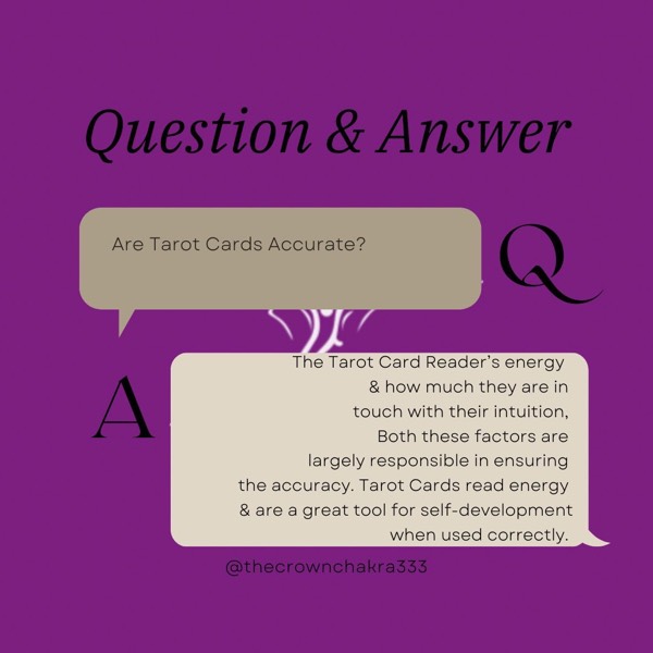Are Tarot Cards Accurate ? (Answer in the audio)