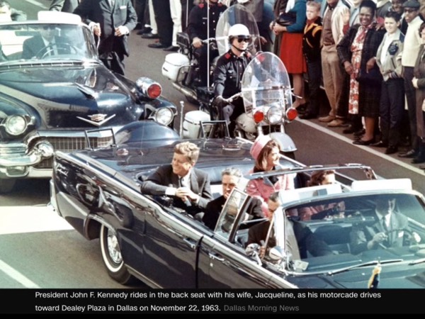 JFK assassination and 1 degree of separation