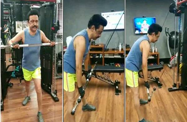 Tamil Nadu Chief Minister's viral workout video!